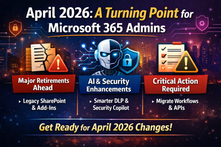 April 2026 Microsoft 365 Updates: Retirements, New Features & Security ...
